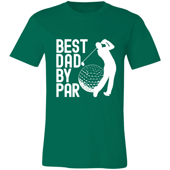 Best Dad By Par Golf Dad T-Shirt