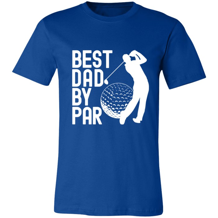 Best Dad By Par Golf Dad T-Shirt