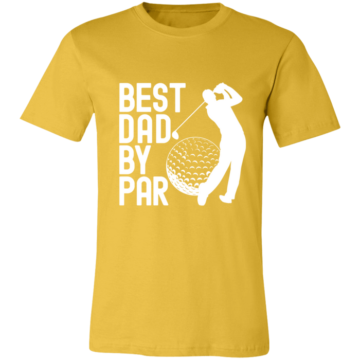 Best Dad By Par Golf Dad T-Shirt
