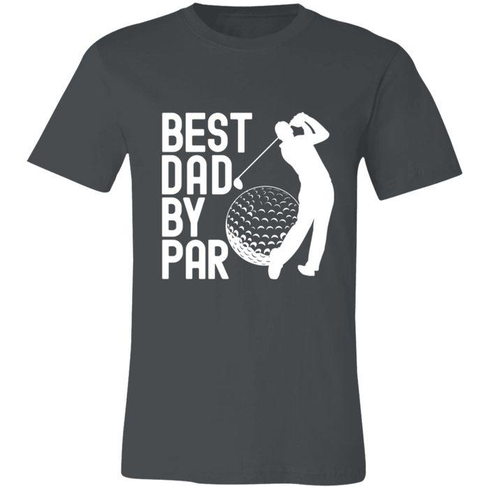 Best Dad By Par Golf Dad T-Shirt