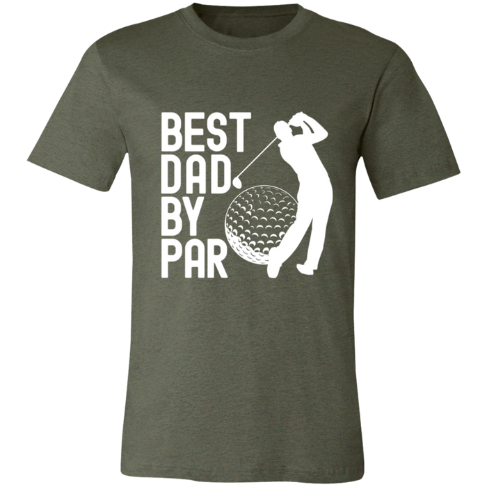 Best Dad By Par Golf Dad T-Shirt