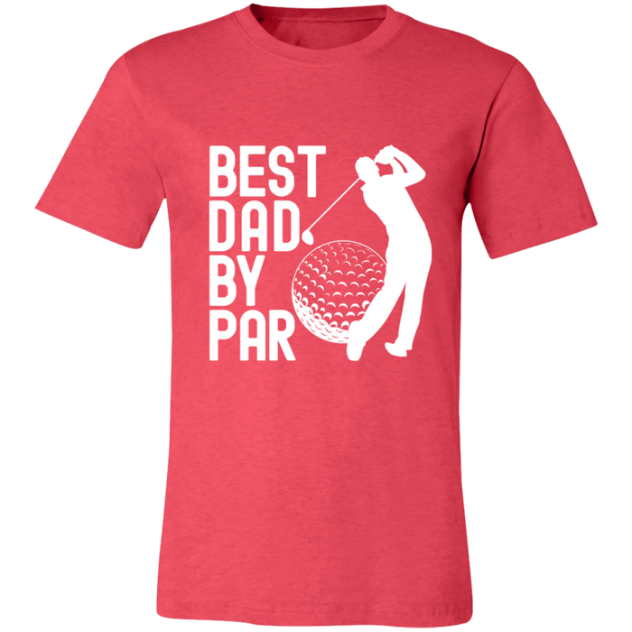 Best Dad By Par Golf Dad T-Shirt