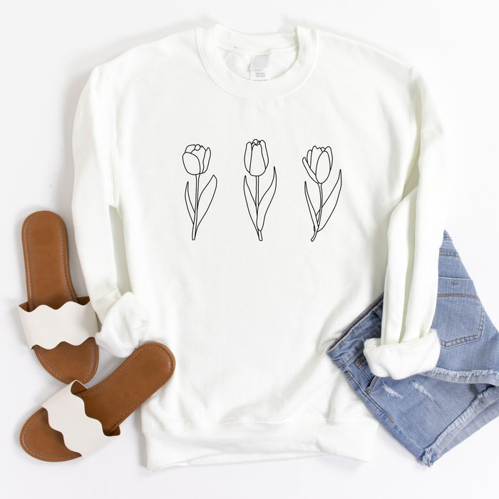 Blooming Tulips Sweatshirt