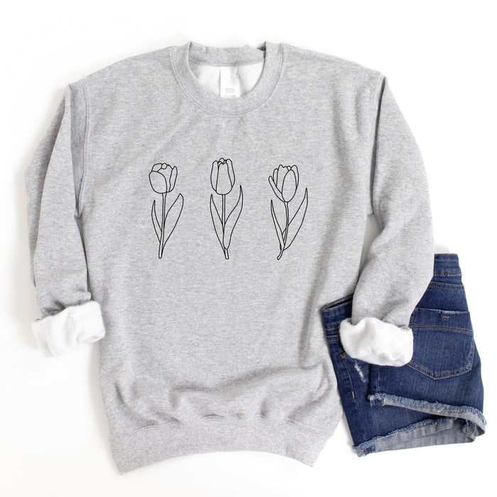 Blooming Tulips Sweatshirt