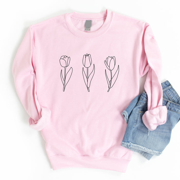 Blooming Tulips Sweatshirt