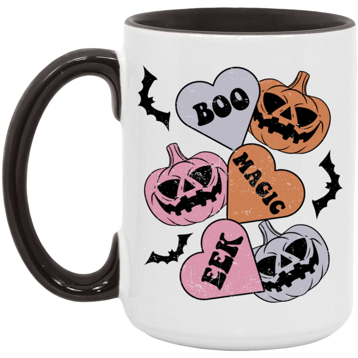 Boo, Magic, Eek, Hearts Mug