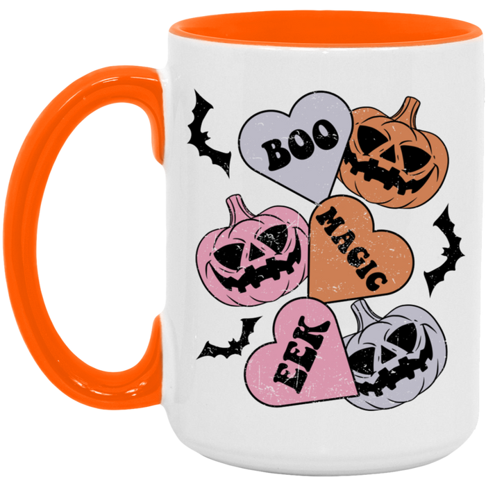 Boo, Magic, Eek, Hearts Mug
