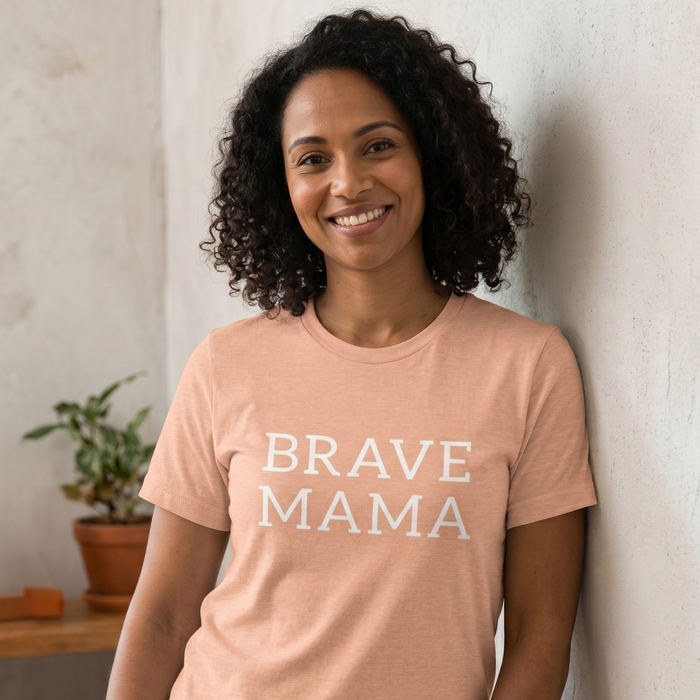 Brave Mama Tee — graphic t-shirt