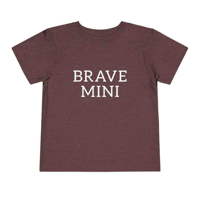 Brave Mini Toddler Tee — kids graphic tee