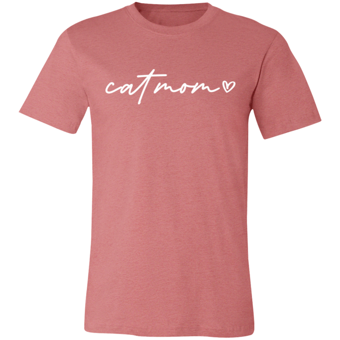 Cat Mom Script Shirt