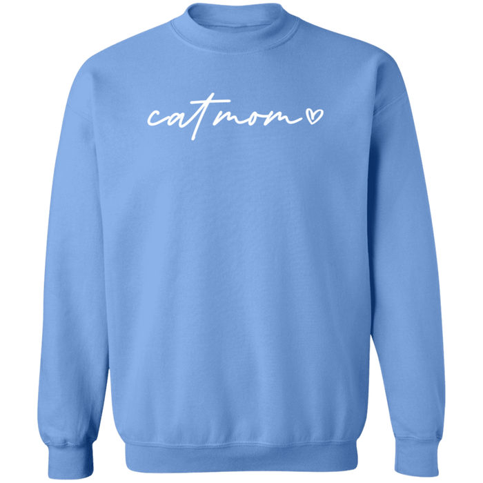 Cat Mom Script Sweatshirt