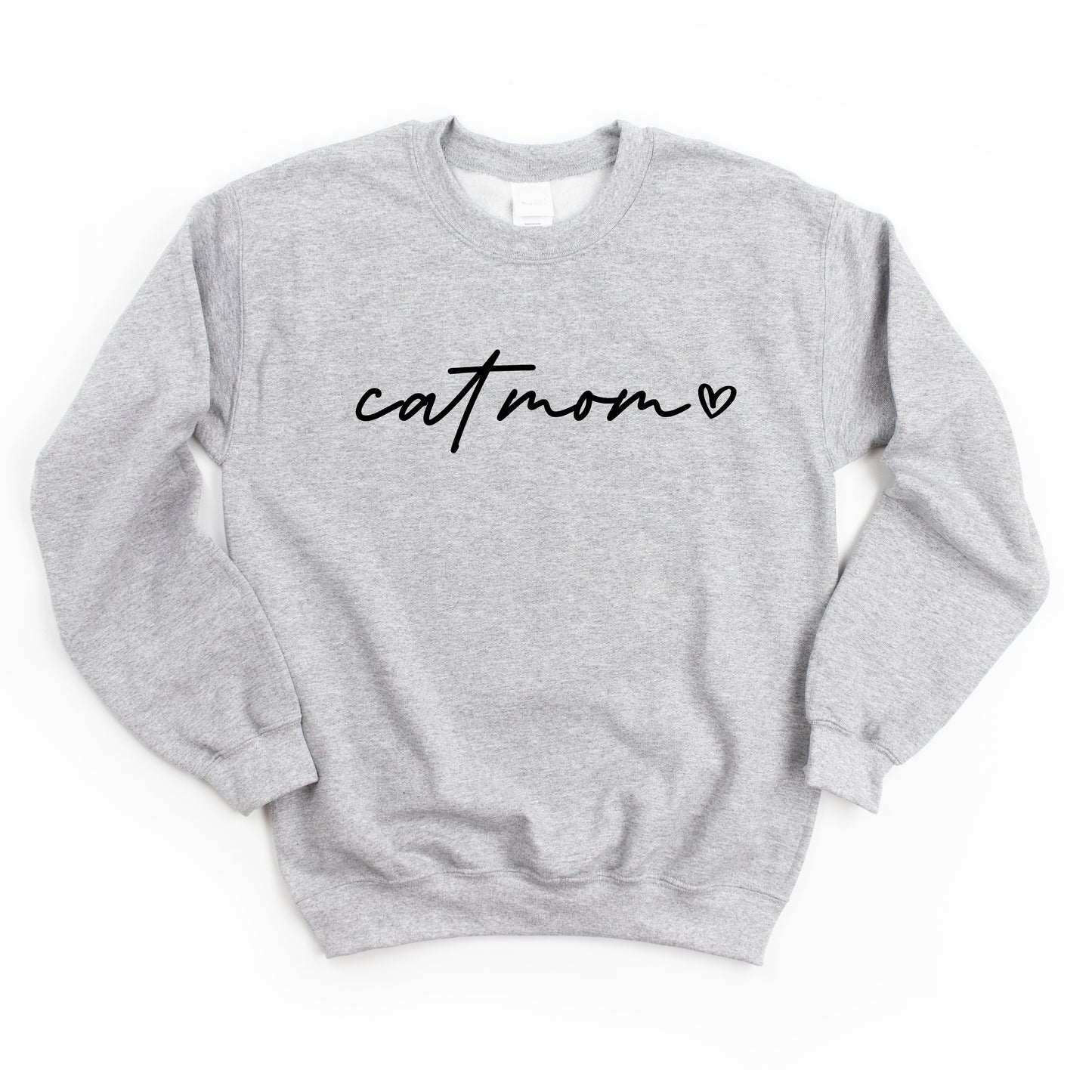 Cat Mom Script Sweatshirt