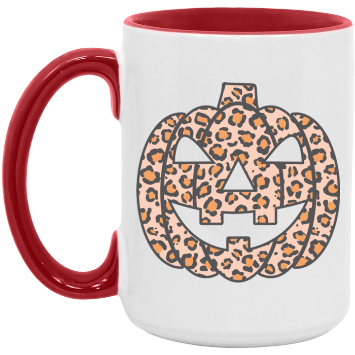 Cheetah Pumpkin Mug