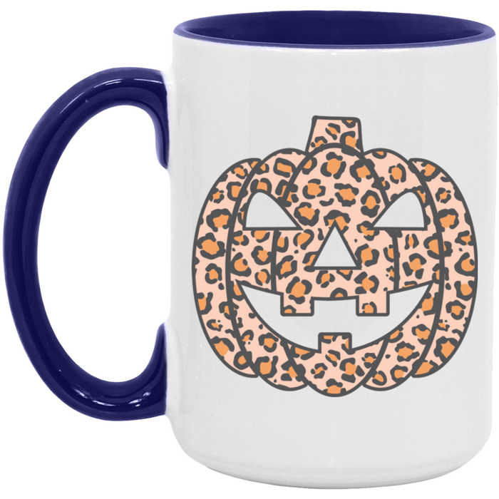 Cheetah Pumpkin Mug