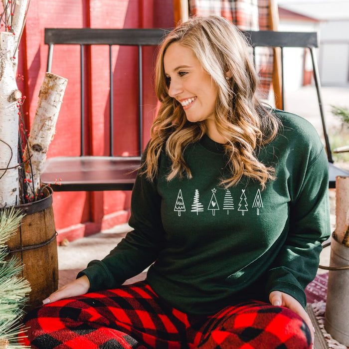 Christmas Trees Sweatshirt