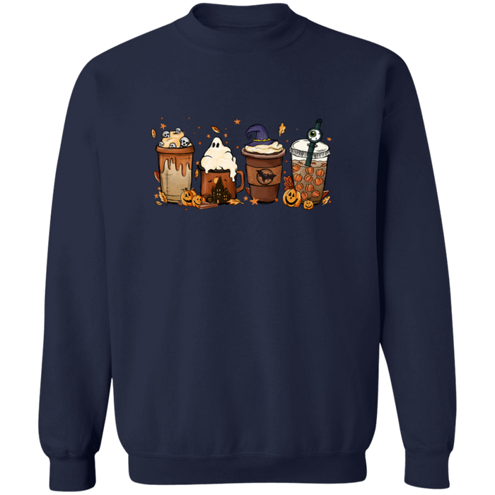 Coffee Halloween Cups 2024 Sweatshirt