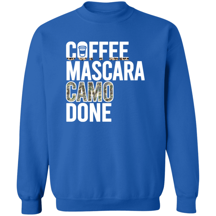 Coffee Mascara Camo Done Sweatshirt