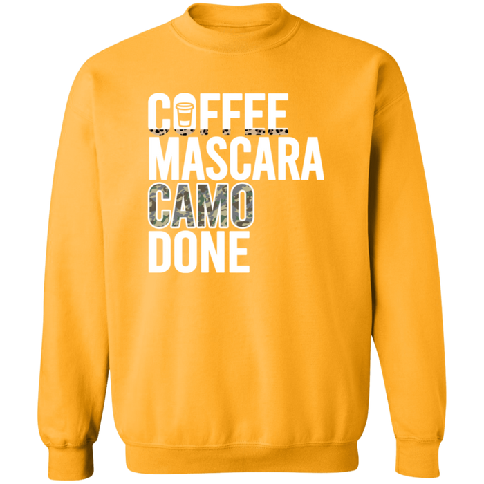 Coffee Mascara Camo Done Sweatshirt