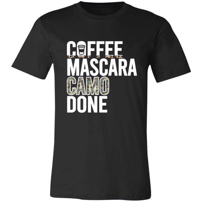 Coffee Mascara Camo Done T-Shirt