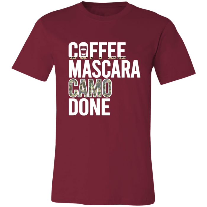 Coffee Mascara Camo Done T-Shirt