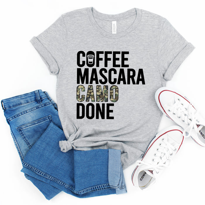 Coffee Mascara Camo Done T-Shirt