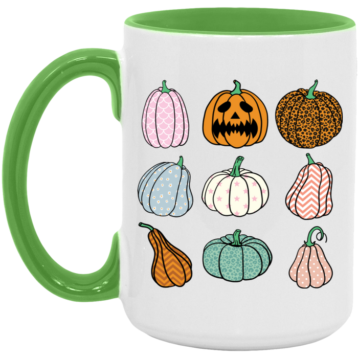 Cute Pattern Pumpkins Mug