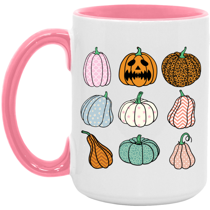 Cute Pattern Pumpkins Mug