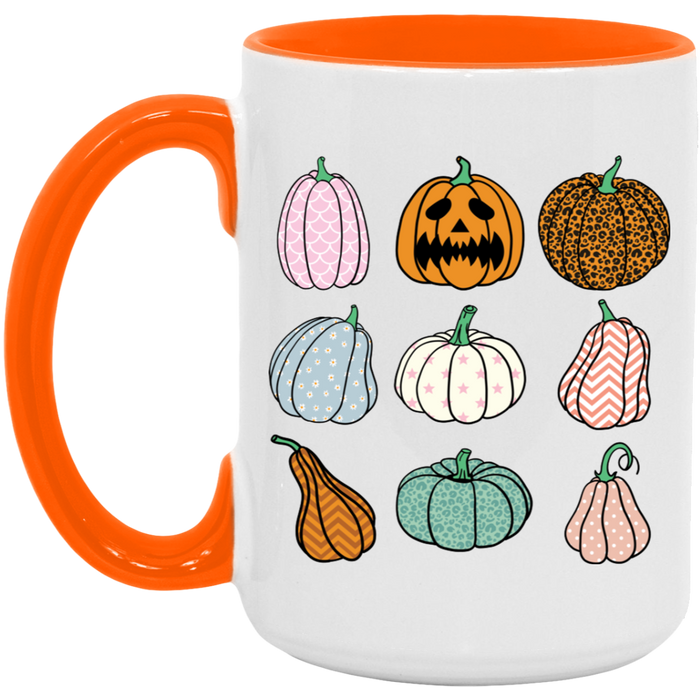 Cute Pattern Pumpkins Mug