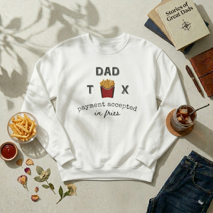Dad Tax Payment Accepted In Fries - Sweatshirt