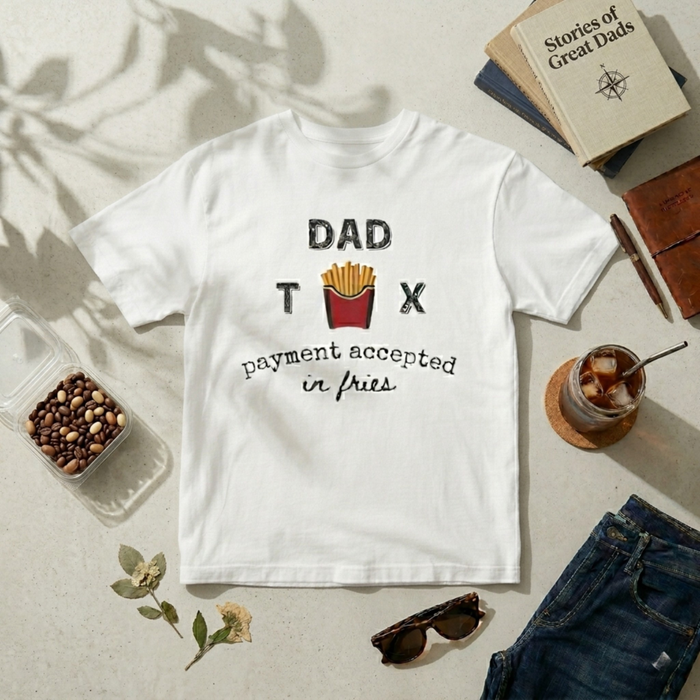 Dad Tax Payment Accepted In Fries - T-shirt