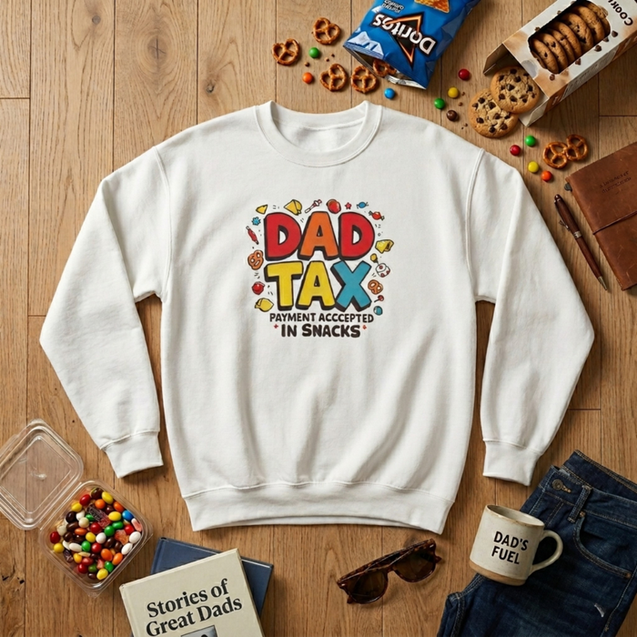 Dad Tax Payment Accepted In Snacks Sweatshirt