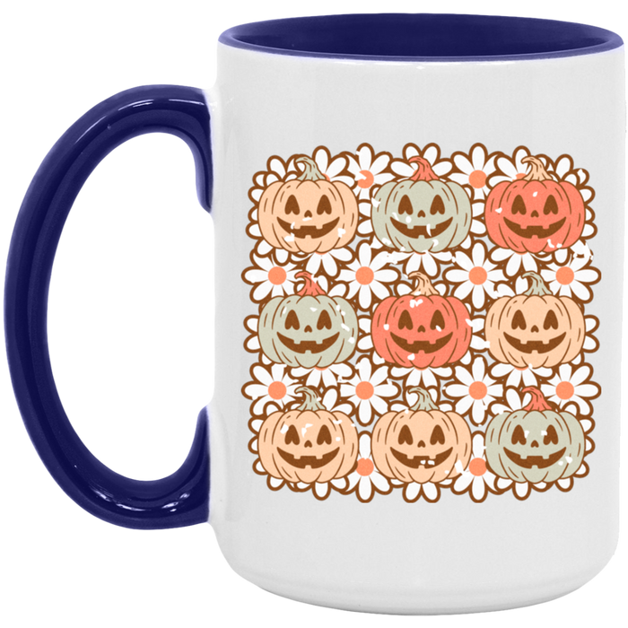 Daisy Cute Pumpkins Mug