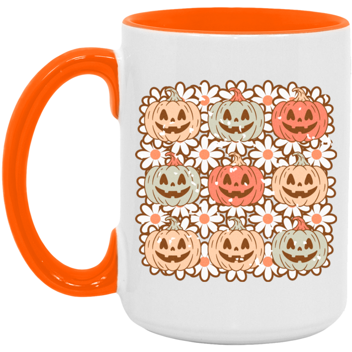 Daisy Cute Pumpkins Mug