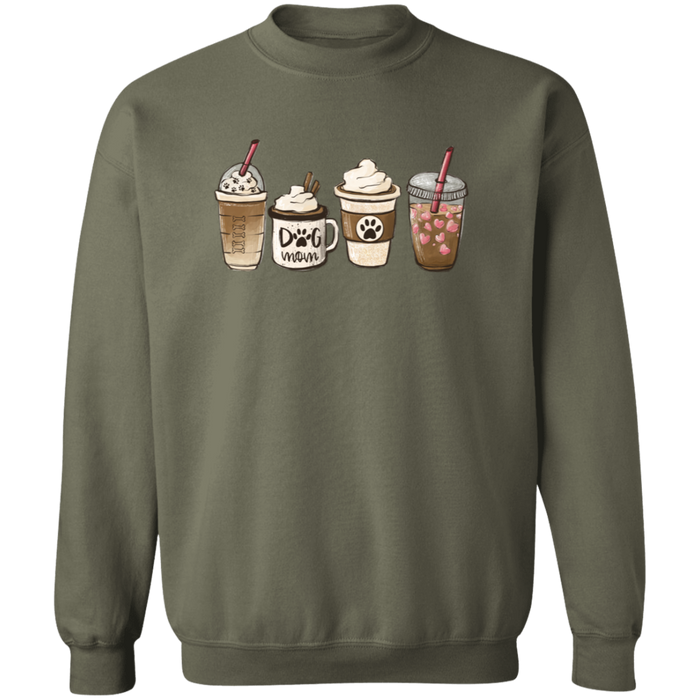 Dog Mom Coffee Lover Sweatshirt