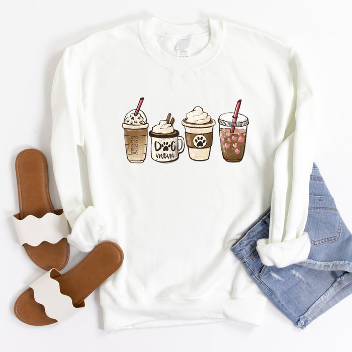 Dog Mom Coffee Lover Sweatshirt