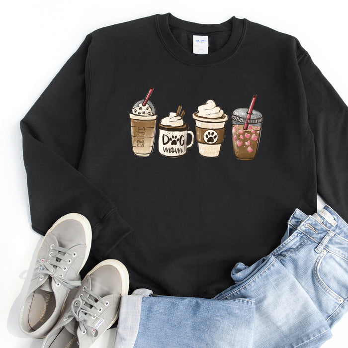 Dog Mom Coffee Lover Sweatshirt