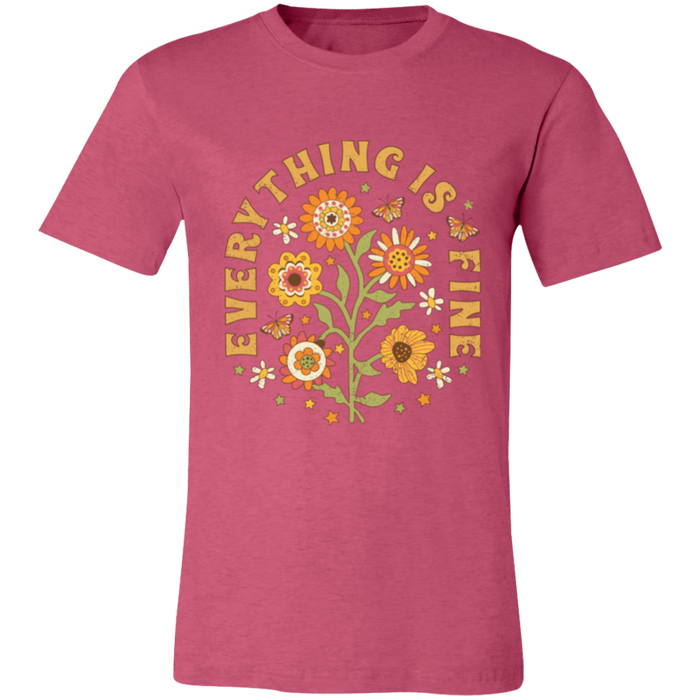 Everything is Fine Floral T-Shirt