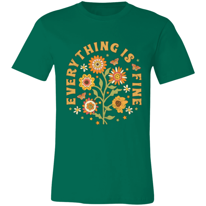 Everything is Fine Floral T-Shirt