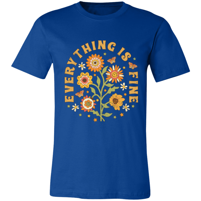 Everything is Fine Floral T-Shirt