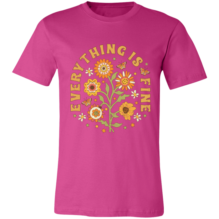Everything is Fine Floral T-Shirt