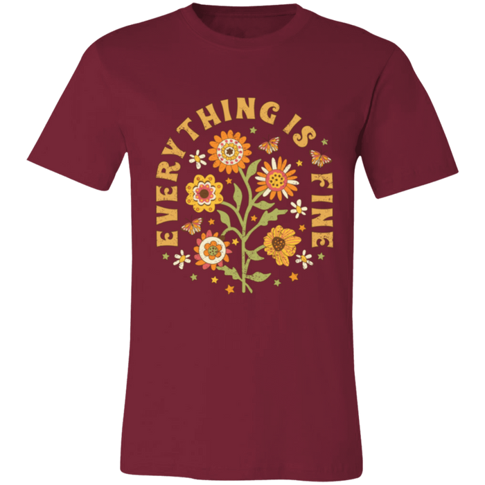 Everything is Fine Floral T-Shirt