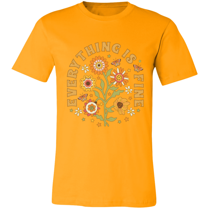 Everything is Fine Floral T-Shirt