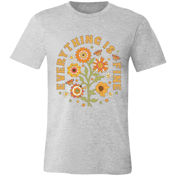 Everything is Fine Floral T-Shirt