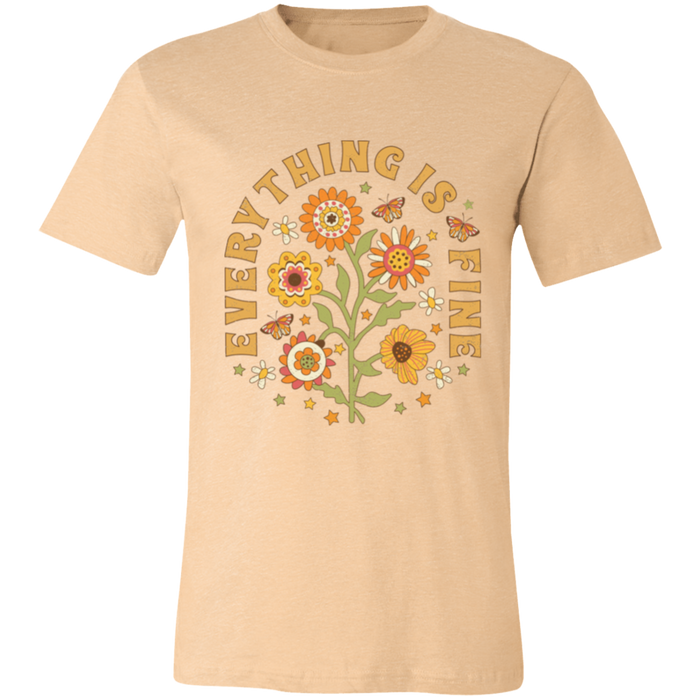 Everything is Fine Floral T-Shirt