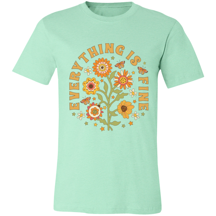 Everything is Fine Floral T-Shirt
