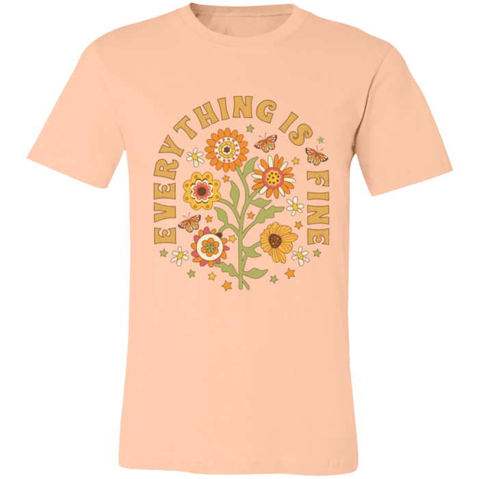 Everything is Fine Floral T-Shirt