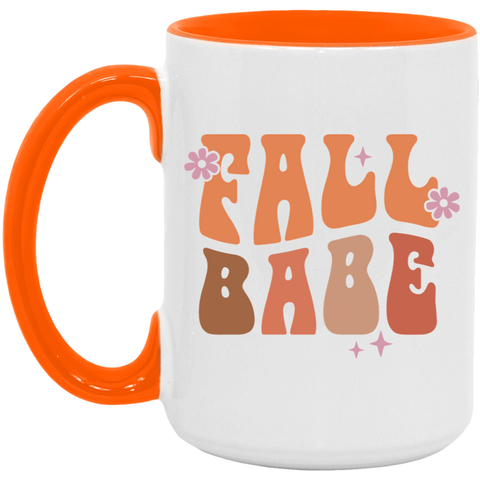 Fall Babe Flowers Mug