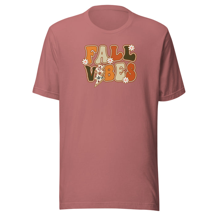 Fall Vibes Flower Bolt T-Shirt