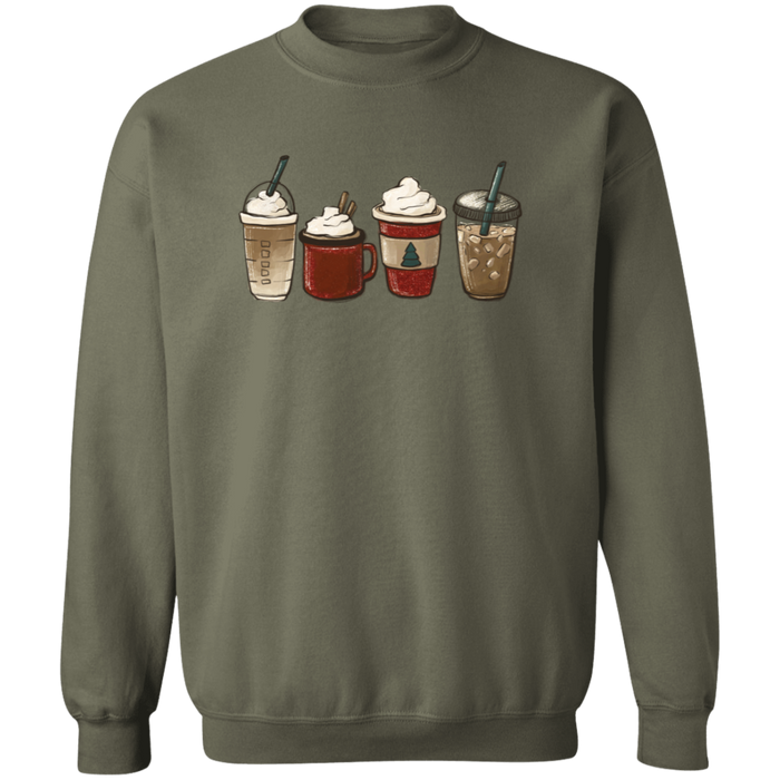 Festive Drinks Crewneck Sweatshirt