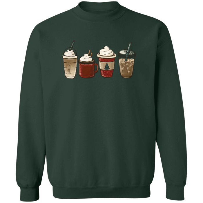 Festive Drinks Crewneck Sweatshirt